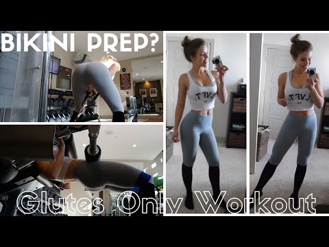 Bikini Prep Series?! | Glute ONLY Focused Lower Body Workout | Competition Plans