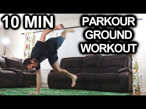10 Minute Parkour Workout | Ground Exercises | Training At Home