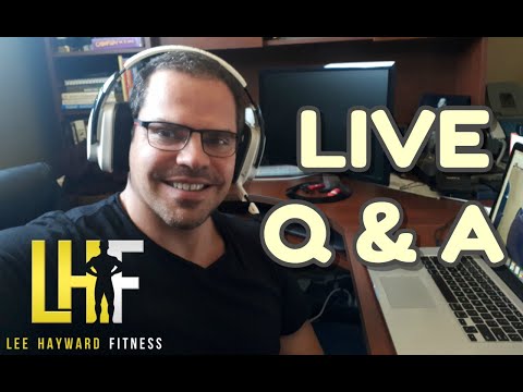 LIVE Q and A with Lee Hayward – bodybuilding, diet, and fitness tips