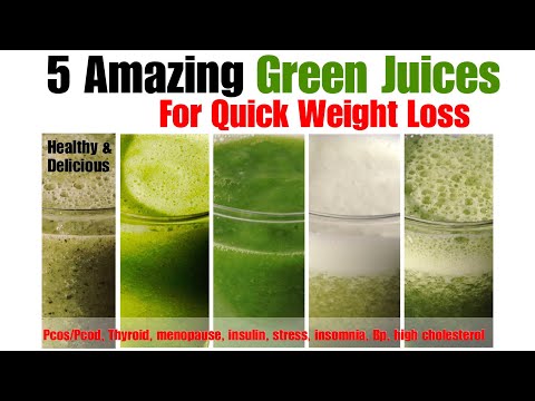 5 Green Juices Recipes | Weight Loss| How to make Moringa, Lauki, cucumber, spinach juice| In Hindi