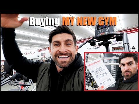 Buying Equipment For My NEW GYM! (alpha m. Vlog)