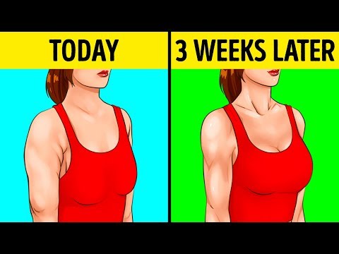 10 Easy Exercises For Beautiful Arms and Tight Breasts