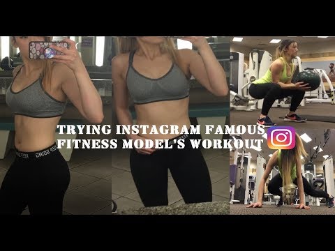 Trying Instagram Famous Fitness Model’s Workouts:  ~New Series!!~ (Part 1)