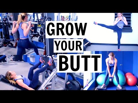 GROW YOUR BUTT! In the Gym Workout: Beginner Friendly!