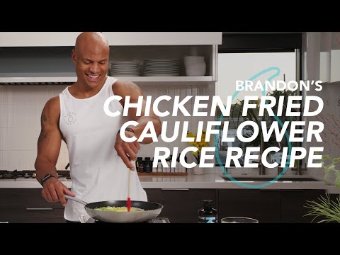 Chicken Cauliflower Fried Rice Meal Prep with Brandon Carter