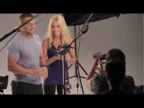 TV  Fitness Trainers Heidi and Chris Powell – Behind The Scenes video marketing production