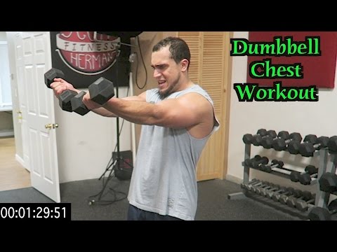 Intense 5 Minute Dumbbell Chest Workout