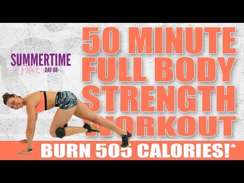 50 Minute FULL BODY STRENGTH WORKOUT!?Burn 505 Calories!*?Sydney Cummings
