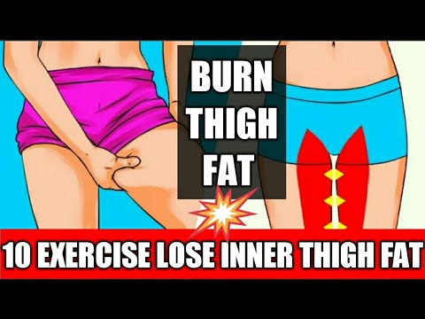 10 Move TO LOSE INNER THIGH FAT FAST || THIGH SLIMMING WORKOUT | HEALTH AND FITNESS TIPS