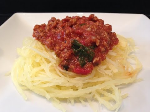 How to Make Spaghetti Squash Pasta – HASfit Making Spaghetti Squash Recipes – Recipe