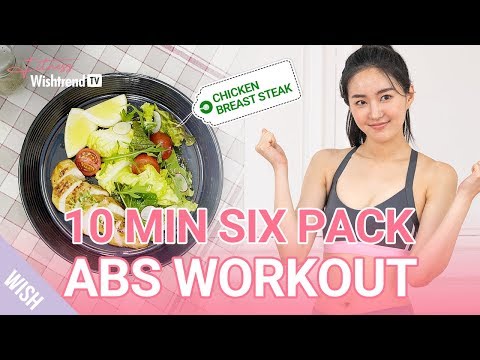 6 Pack Abs Workout Routine You Can Do Anywhere | with Quick & Easy Meal Prep with Chicken Breast