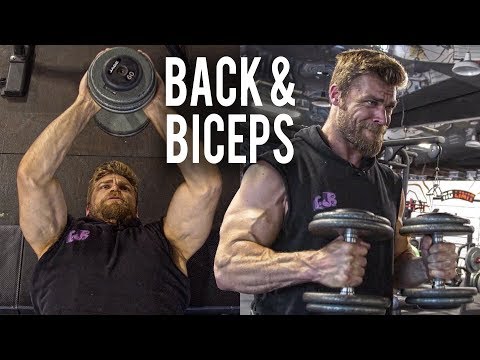 BACK & BICEPS DUMBBELL ONLY WORKOUT (at home or gym) | Dumbbell Workout Plan P4D2