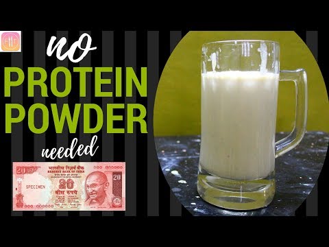 HOMEMADE PROTEIN SHAKE  – Cheap and Easy Recipe for Muscle building and Fat loss