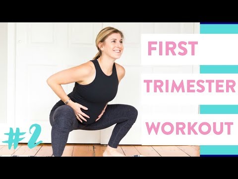 Pregnancy Workout First Trimester #2 – Prenatal HIIT Exercises (At Home, Beginner Friendly)