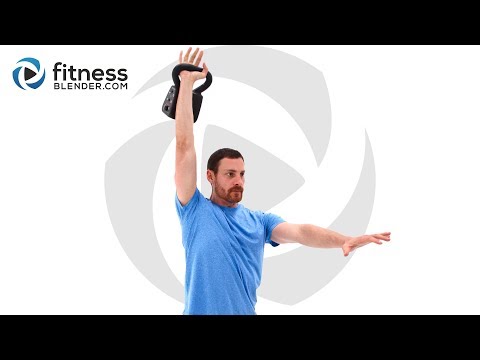 45 Minute Total Body Kettlebell Workout – Fun and Tough Kettlebell Routine