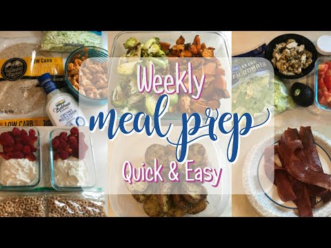 Weekly Meal Prep | Lemon Herb Salad, Hawaiian BBQ Chicken + more!