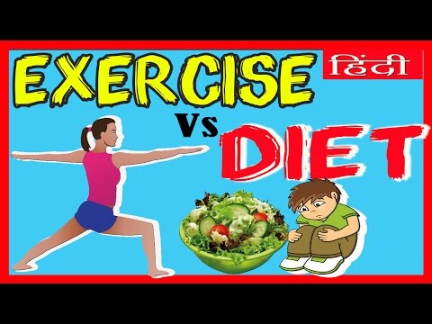 Exercise and Diet plan to lose weight in hindi