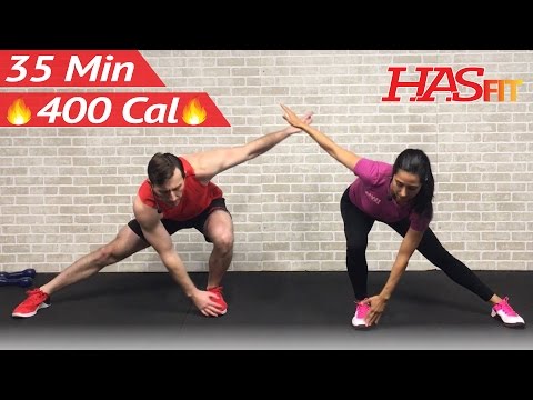 35 Min Low Impact Cardio Workout for Beginners – HIIT Beginner Workout Routine at Home for Women Men