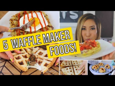 5 Unusual Ways to use a Waffle Maker! Omelets, Paninis, Quesadillas, Cookies & Hashbrowns