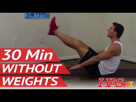 30 Min Workout without Weights – HASfit Exercises without Weights – Work Out without Equipment