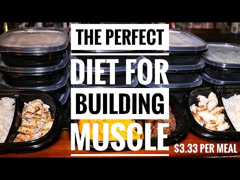 The Perfect Diet For Building Muscle | How To Cook Meals & Meal Prep | BONUS – Workouts Included