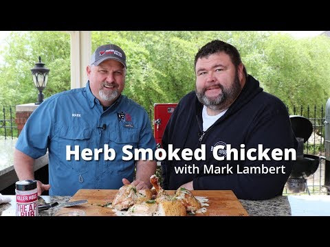 Herb Smoked Chicken | Smoked Whole Chicken Recipe on Red Box Smoker
