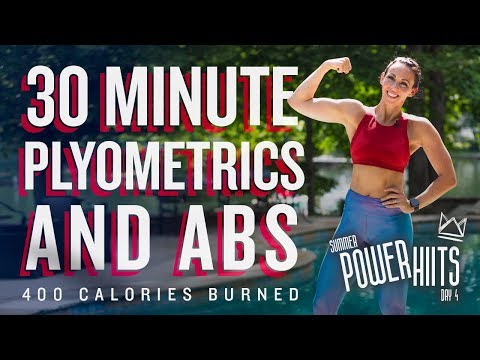 30 Minute Plyometrics and Abs Workout ?Burn 400 Calories!* ?Sydney Cummings