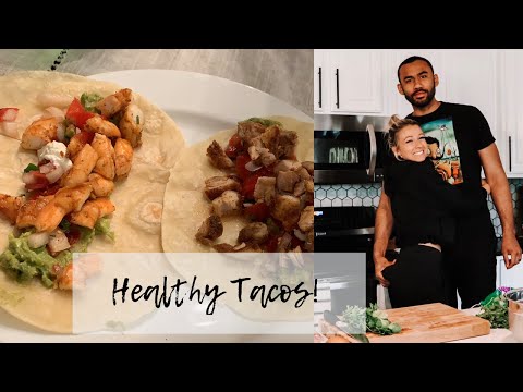 Quick, Easy, & Healthy Tacos! | Chicken & Shrimp