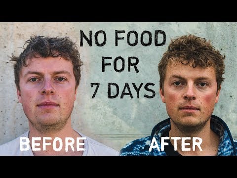 7 DAY WATER FAST – NO FOOD FOR A WEEK (Before & After)