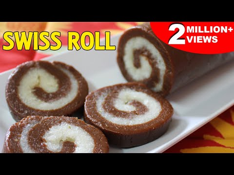 No Bake Swiss Roll / Cookies | Quick Easy Chocolate Recipe | Easy Dessert Recipes | Kanak’s Kitchen