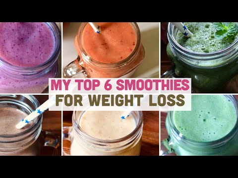 My Top 6 Smoothie Recipes | Easy & Quick Breakfast Smoothie Weight Loss| Monsoon ( Rainy Season)