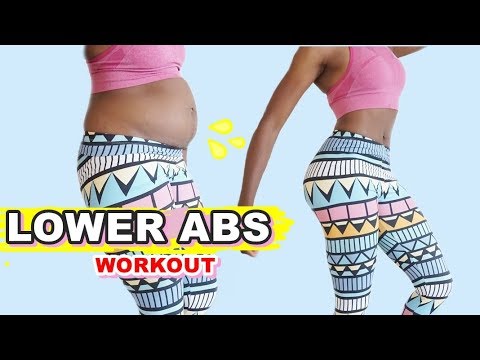 5 MIN LOWER ABS EXERCISES || Tone Your Belly Pooch Quick – Best Lower Belly Fat Home Workout Routine