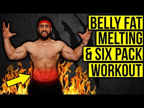 Lower Belly Fat Burning & Six Pack Home Workout (NO EQUIPMENT!!)