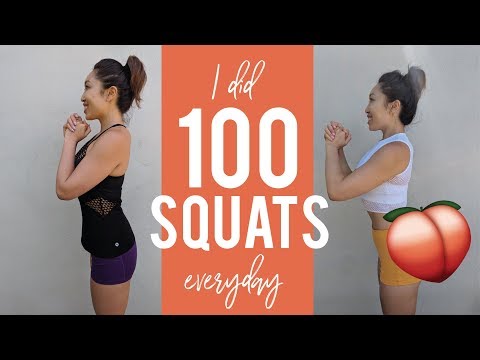 I did 100 squats everyday and this is what happened…