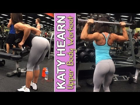 KATY HEARN – Fitness Model: Upper Body Workout – Arms, Chest and Back Exercises @ USA