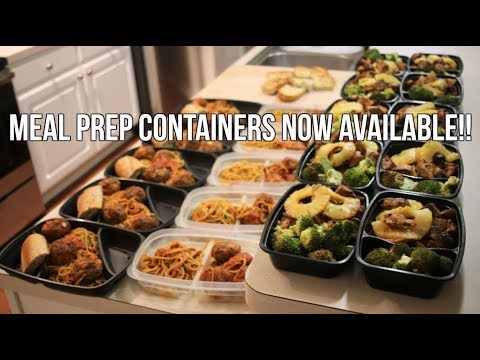 This Week’s Meal Prep – New Recipes And Containers For Sale