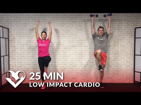 25 Min Standing Low Impact Cardio Workout for Beginners with No Jumping – Beginner Workout Routine