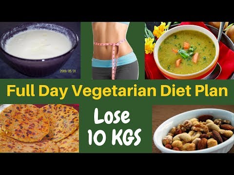 FAT LOSS VEGETARIAN Diet Plan for Women (Hindi)  | How to Lose Weight Fast 10kgs | Indian Meal Plan