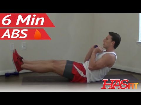 6 Minute Abs Burnout – HASfit Abs Work Out – Abdominal Exercises – Ab Work Outs – Abs Workout