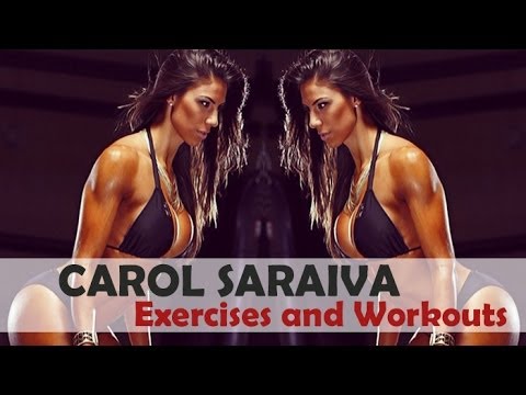 CAROL SARAIVA – Fitness Model: Butt and Legs Building Workout in the Gym @ Brazil