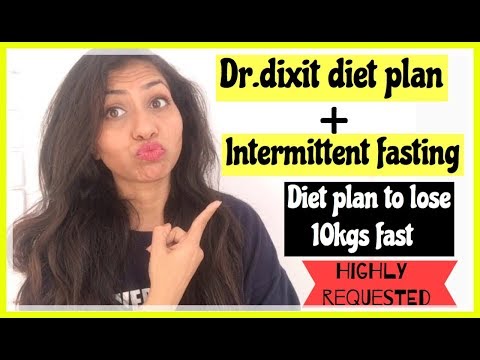 Dr.Dixit diet plan + Intermittent fasting | What i ate to lose 10kgs | Azra Khan Fitness