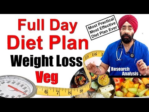 Doctor Gives – Full Day Vegetarian Weigh Loss Diet Secrets | Loose Fat | Dr.Education (Hindi)