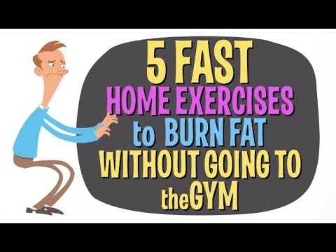 5 FAST Home Exercises To Burn Fat & Calories Without Going to the Gym