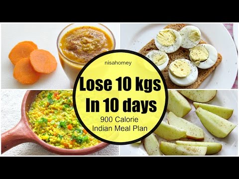 How To Lose Weight Fast 10 kgs in 10 Days  – Full Day Indian Diet/Meal Plan For Weight Loss