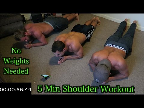 Intense 5 Minute At Home Shoulder Workout
