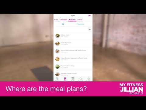 HOW TO: Access Meal Plans with My Fitness by Jillian Michaels