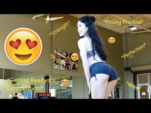 Getting Ready for the Competition! – Fitness and Physique Bodybuilding Posing Practice
