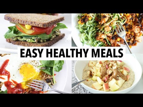5 QUICK HEALTHY MEALS I EAT EVERY WEEK | meal prep, weight loss + healthy recipe ideas