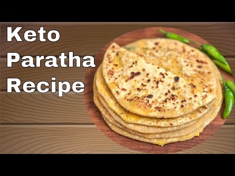 Keto Paratha / Keto Roti Recipe | Vegetarian Keto Diet Recipe By Vibrant Varsha