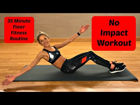No Impact Workout. 35 Minute Floor Barre Routine.